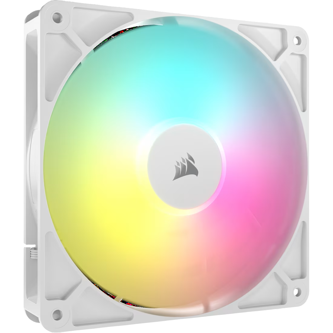 Corsair RS140 ARGB 140mm PWM Fan Single Pack - White - 840006684183