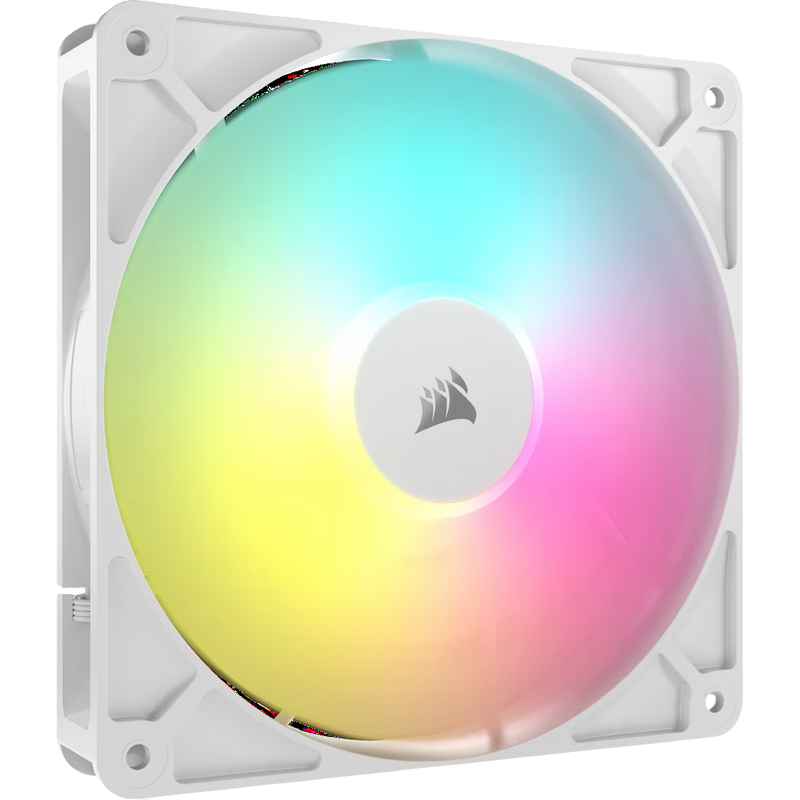Corsair RS140 ARGB 140mm PWM Fan Single Pack - White - 840006684183