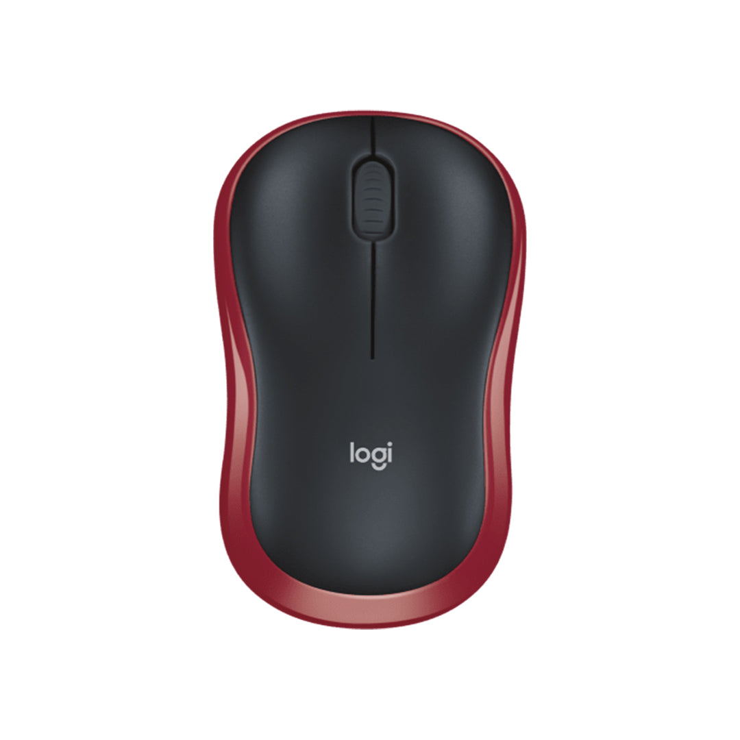 Logitech M185 Red 910-002503 Wireless Mouse - 097855075772
