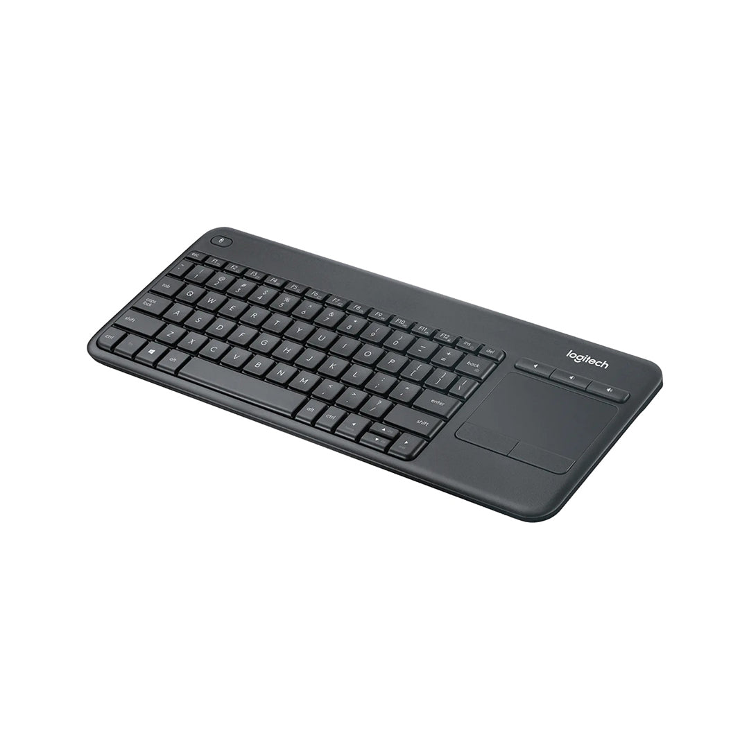 Logitech K400 Plus Wireless Touch Keyboard - Black / 920-007165 - 097855115348