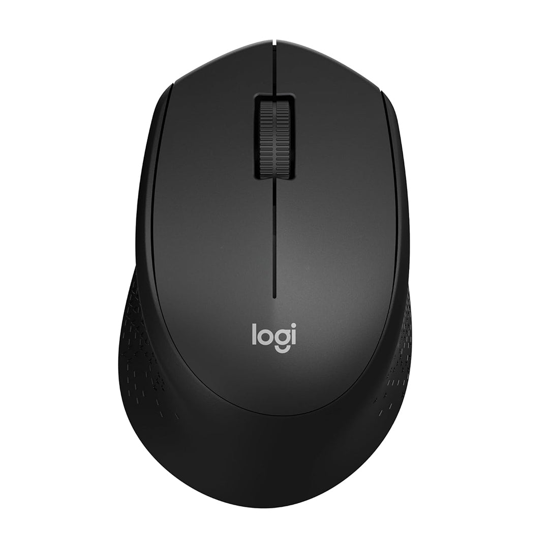 Logitech Mouse M331 Silent Plus Black Wireless -097855123992
