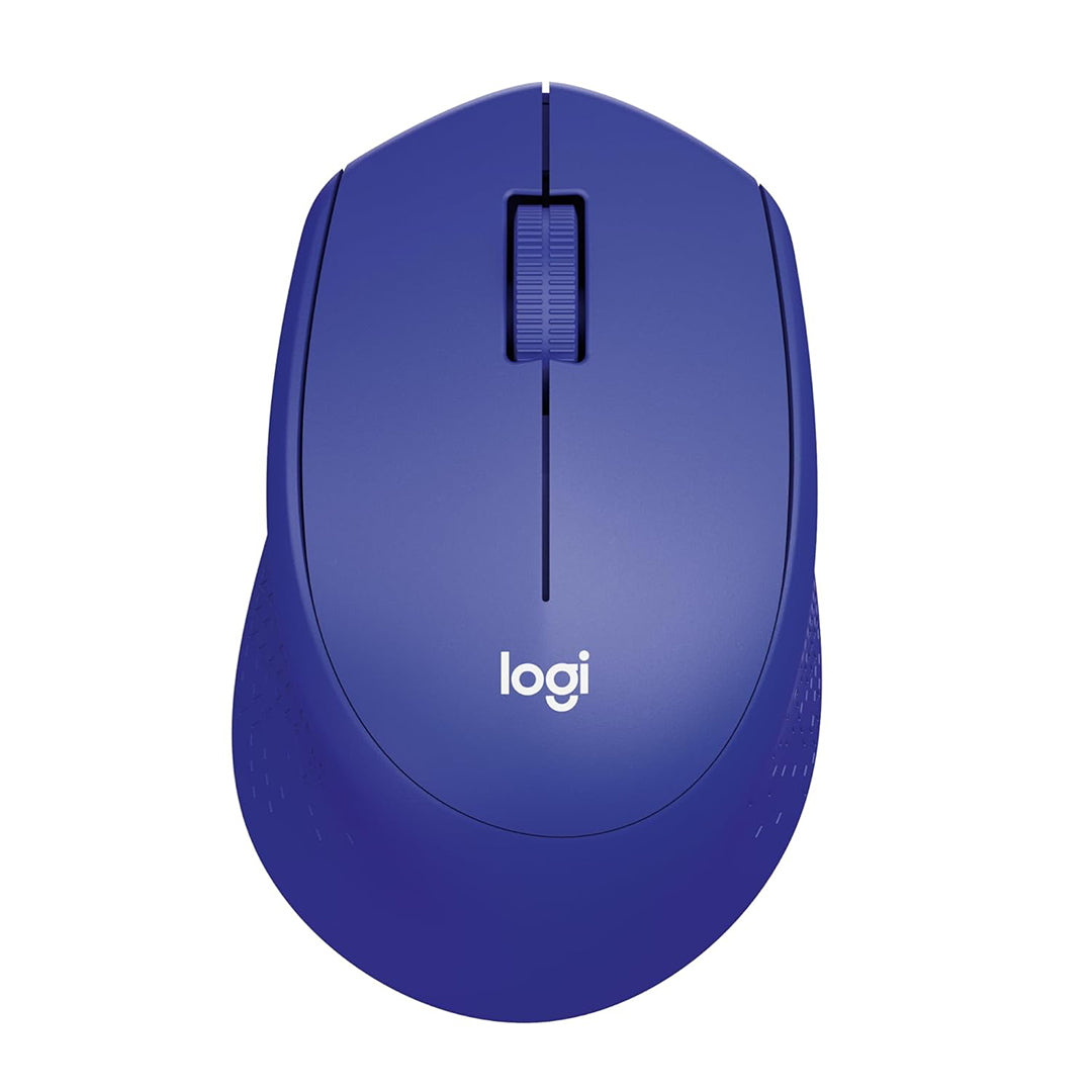 Logitech Mouse M331 Silent Plus - BLUE Wireless - 097855124005