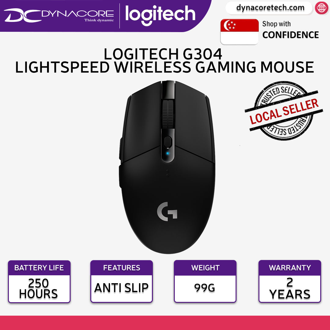 Logitech G304 Lightspeed Wireless Gaming Mouse - 910-005284 -097855137715