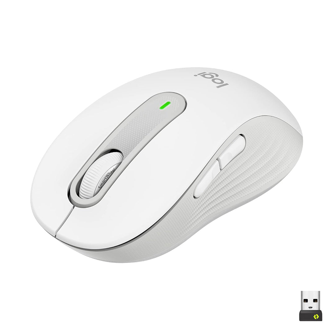 Logitech Signature M650 M Off-white Wireless Mouse 910-006264 (Silent Touch Technology) -097855167859