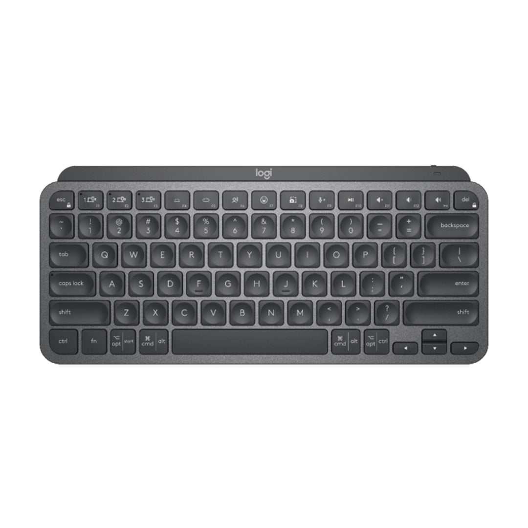 Logitech MX Keys Mini Minimalist Wireless Illuminated Keyboard, Compact, Bluetooth, Backlit, USB-C, Compatible with Apple macOS, iOS, Windows, Linux, Android, Metal Build-Graphite -097855169655