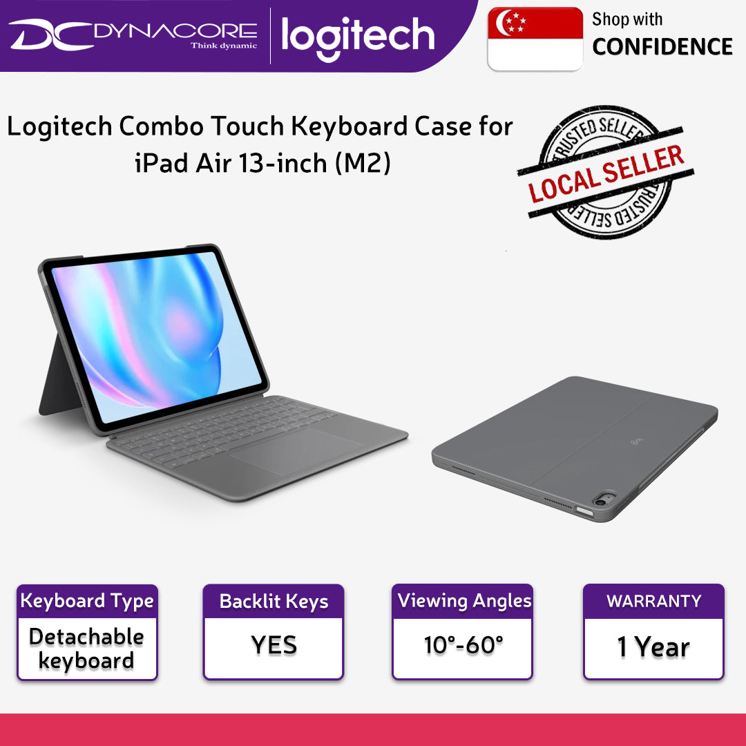 LOGITECH COMBO TOUCH IPAD AIR 13" M2 920-012609 - 097855195197