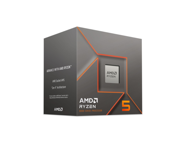 AMD RYZEN 5 8400F 4.2GHz 6CORE/12THREAD MPK AM5 PROCESSOR(4YRS) - 100-100001591MPK