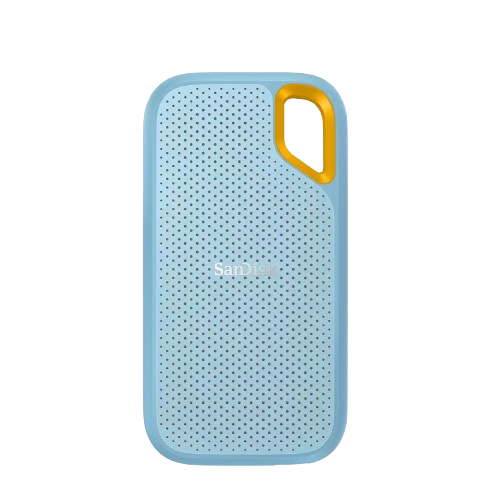 SanDisk Extreme Portable SSD SDSSDE61 USB 3.2 Gen 2 Type C and Type A compatible 1TB Sky Blue - 619659204778
