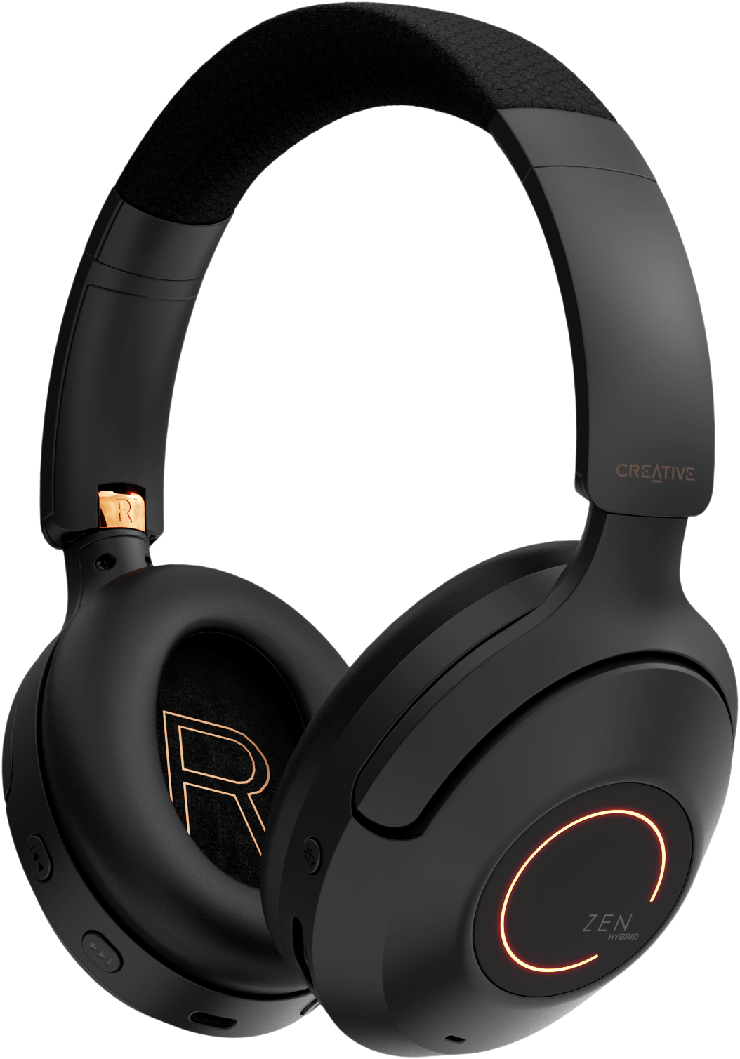 Creative Zen Hybrid SXFI Wireless Over-ear Headphones, Super X-Fi Technology, Adaptive Hybrid Active Noise Cancellation