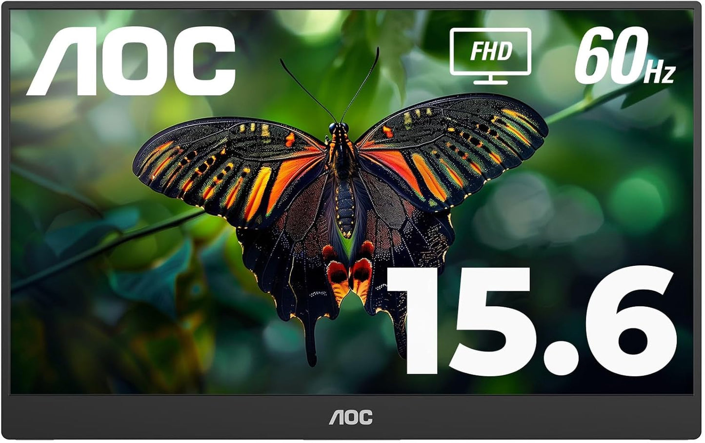 AOC 16T10 15.6" FHD IPS USB-C Portable Monitor - AOC16T10