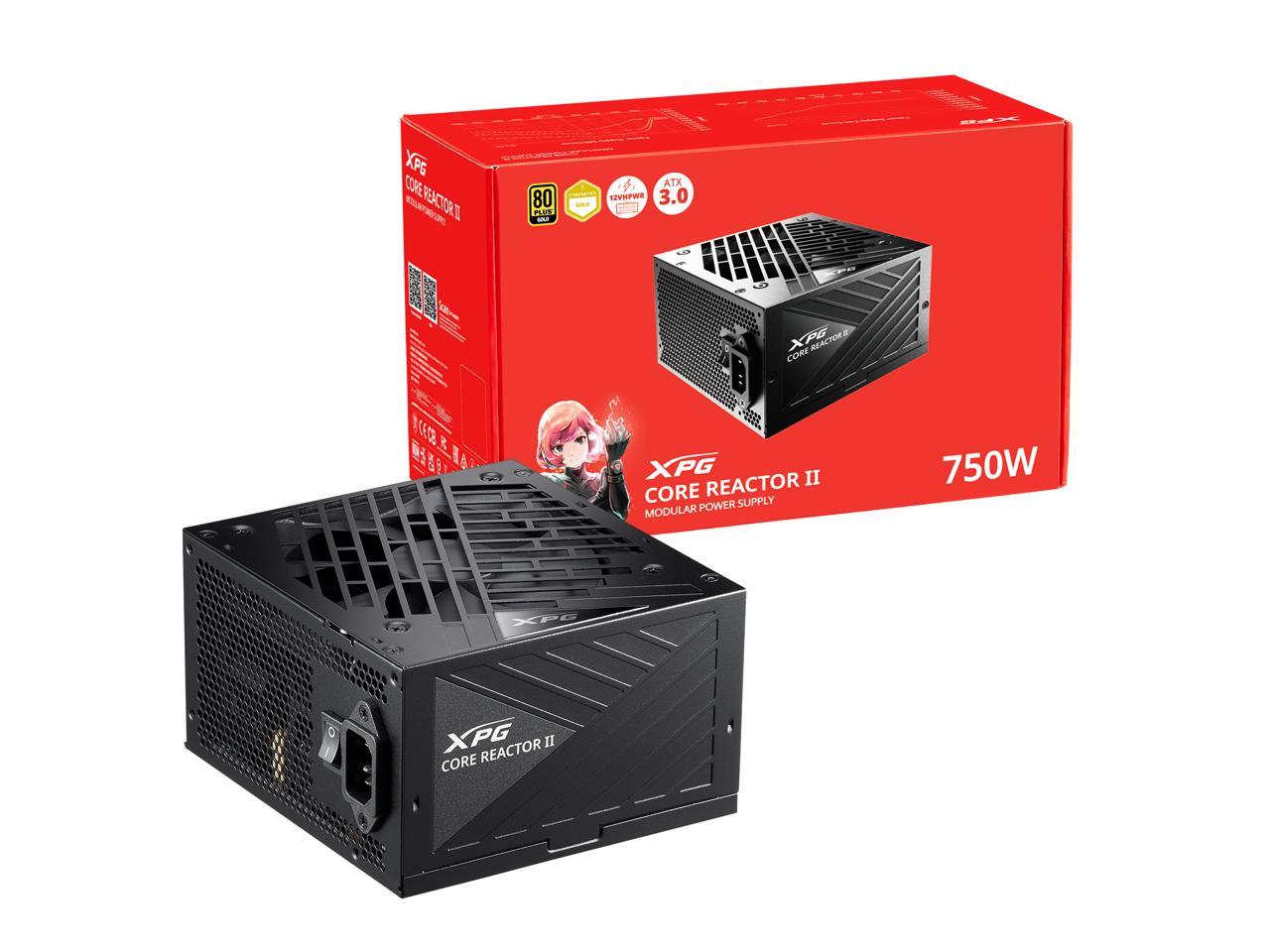 Adata XPG CORE REACTOR II VE 750W 80PLUS Gold ATX3.1 (7 YEARS WARRANTY) - 4711085946249