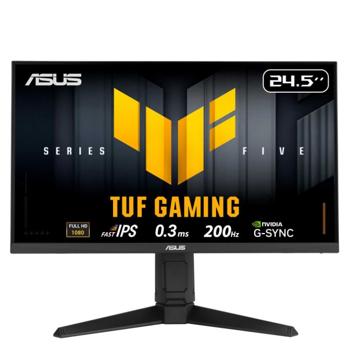 ASUS TUF Gaming Series 5 - VG259QL5A Gaming Monitor – 24.5-inch, Full HD(1920x1080), 200Hz, Fast IPS, ELMB, 0.3ms GTG (min.), Stereo speaker, DisplayWidget Center, Height adjustment - ASUSVG259QL5A