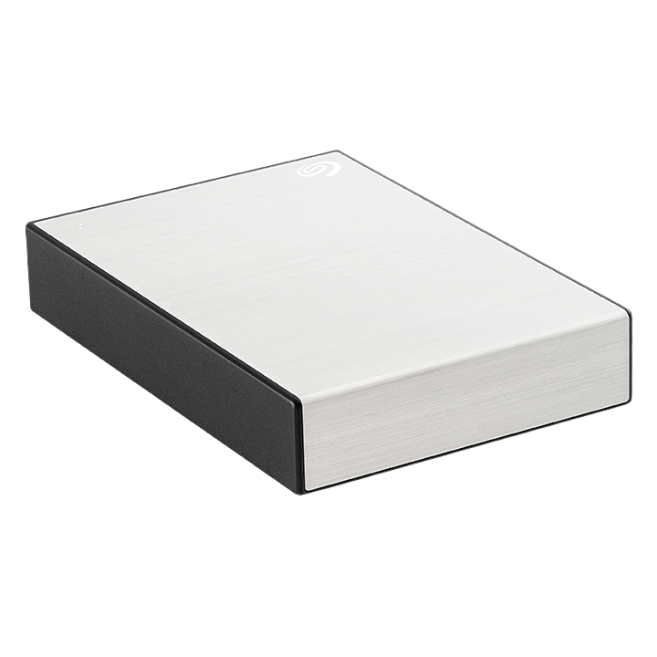 Seagate One Touch 4TB External HDD with Password Protection - Silver - 3660619041824
