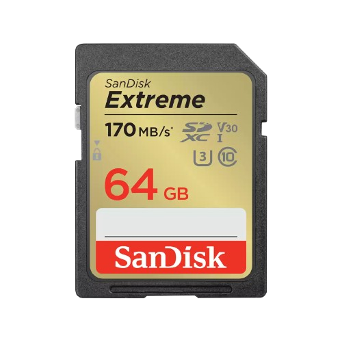 SanDisk Extreme microSD Card SDXVT 64GB - 619659188610