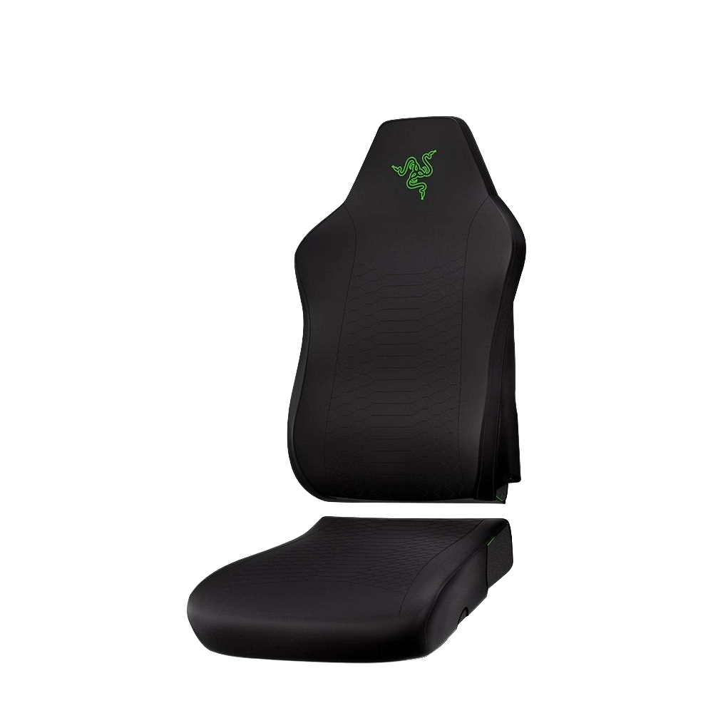 RAZER GAMING CHAIR SLEEVES - BLACK/GREEN - RC81-04430100-R3M1 - 8887910080245