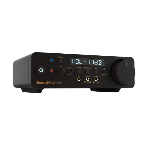 CREATIVE Sound Blaster X5 Hi-res 32bit/384kHz External USB DAC with Fully Balanced Xamp Headphone Bi-amp - 5390660192524