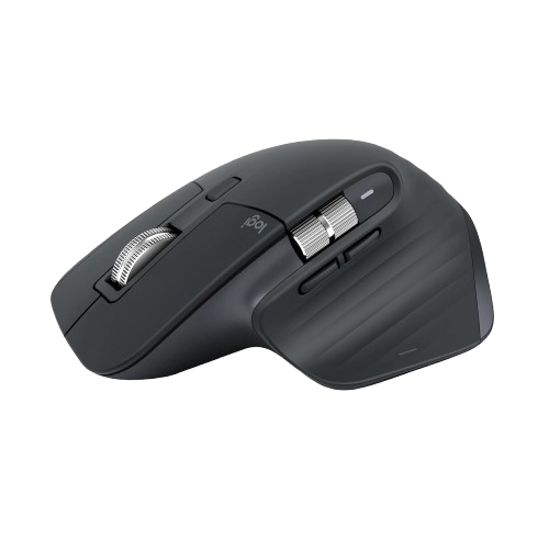 Logitech MX Master 3S Bluetooth Edition Graphite Performance Wireless Mouse - 097855201836
