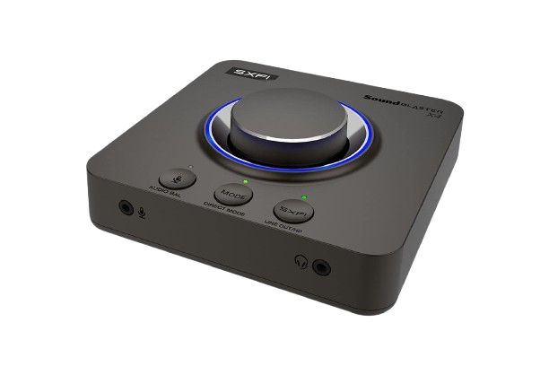 Creative Sound Blaster X4 Hi-Res 24bit/192kHz External USB DAC and Amp Sound Card, Super X-Fi, Multi-Channel - 5390660194733