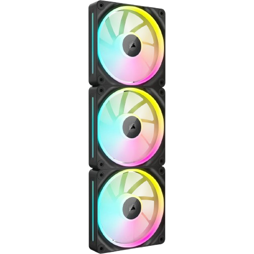 CORSAIR iCUE Link LX120 RGB 120mm PWM Fans Triple Pack - Black - White