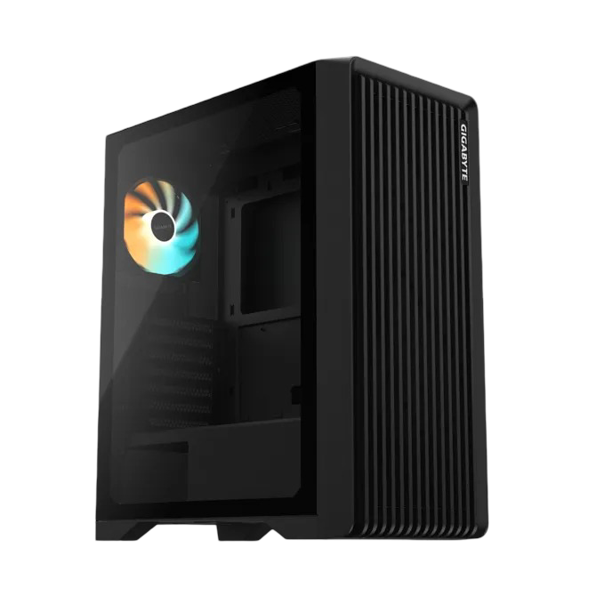 Gigabyte C103 Glass Global Mid-Tower Gaming PC Case Tempered Glass Side Panel Optimized Airflow - GIGABYTEC103G