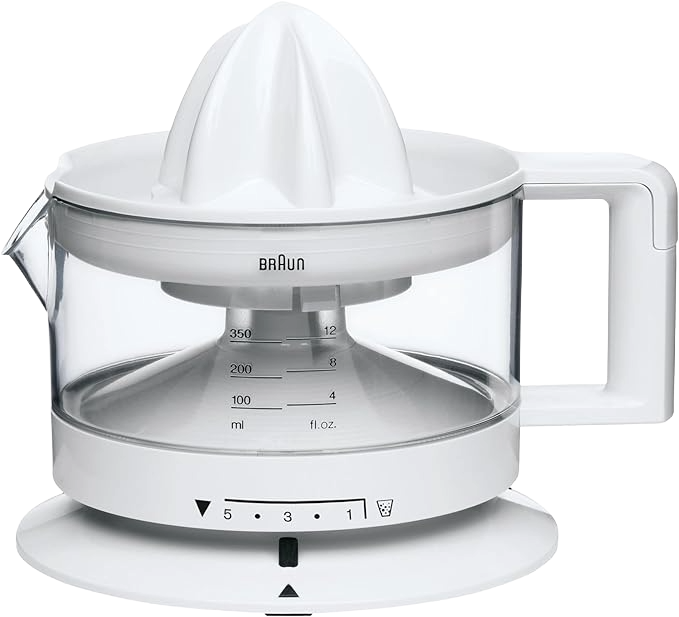 Braun TributeCollection 350ml Citrus Juicer CJ3000WH, White - 8021098773005