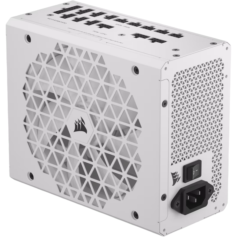 Corsair RM1000x Shift White 1000 Watt 80 Plus Gold Fully Modular Cybernetics Gold Power Supply - 840006668596