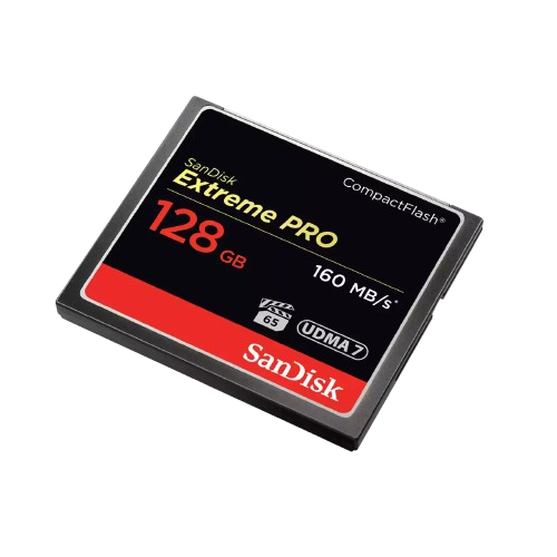 SanDisk Extreme Pro CompactFlash Memory Card CFXPS 128GB - 619659102500