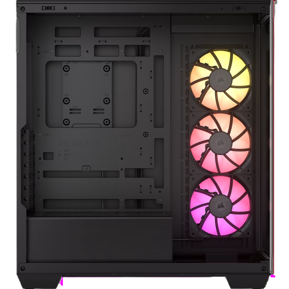 Corsair iCUE LINK 3500X RGB Tempered Glass Micro ATX - Black - CS-CC-9011280-WW