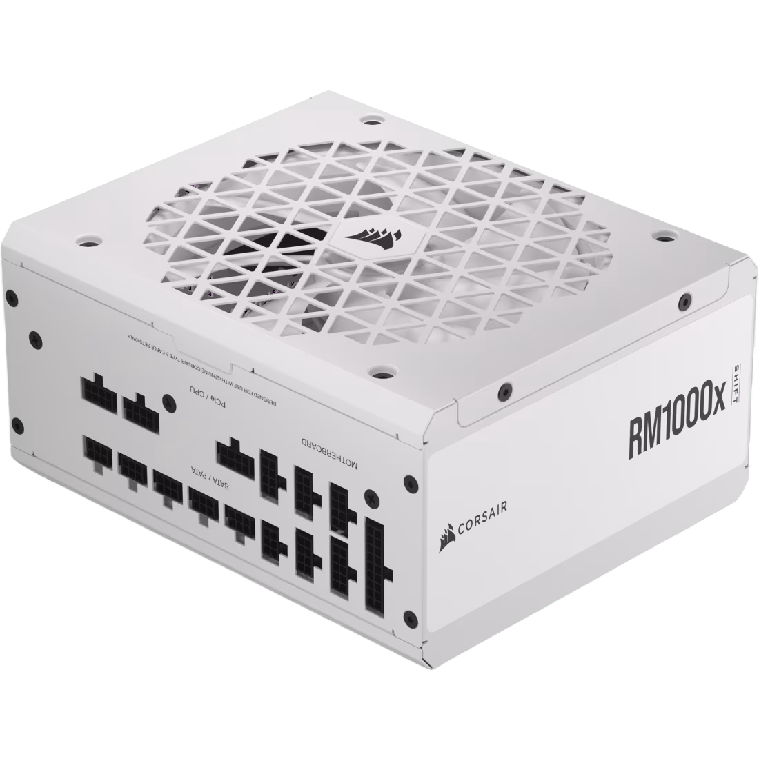 Corsair RM1000x Shift White 1000 Watt 80 Plus Gold Fully Modular Cybernetics Gold Power Supply - CS-CP-9020275-UK