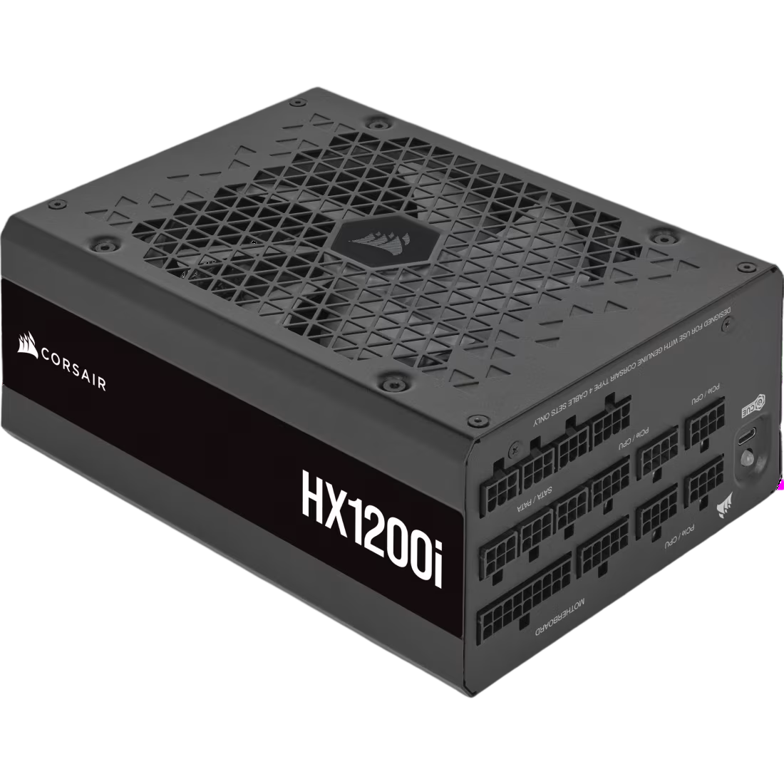 Corsair HX1200i Fully Modular Ultra-Low Noise ATX 3.0 and PCIe 5.0 80 Plus Platinum Power Supply - CS-CP-9020281-UK