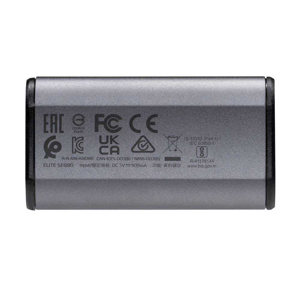 ADATA Elite SE880 500GB SuperSpeed USB 3.2 Gen 2x2 USB Type-C External Portable SSD-4711085935786