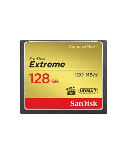 SanDisk Extreme CompactFlash Memory Card CFXSB 128GB - 619659124748