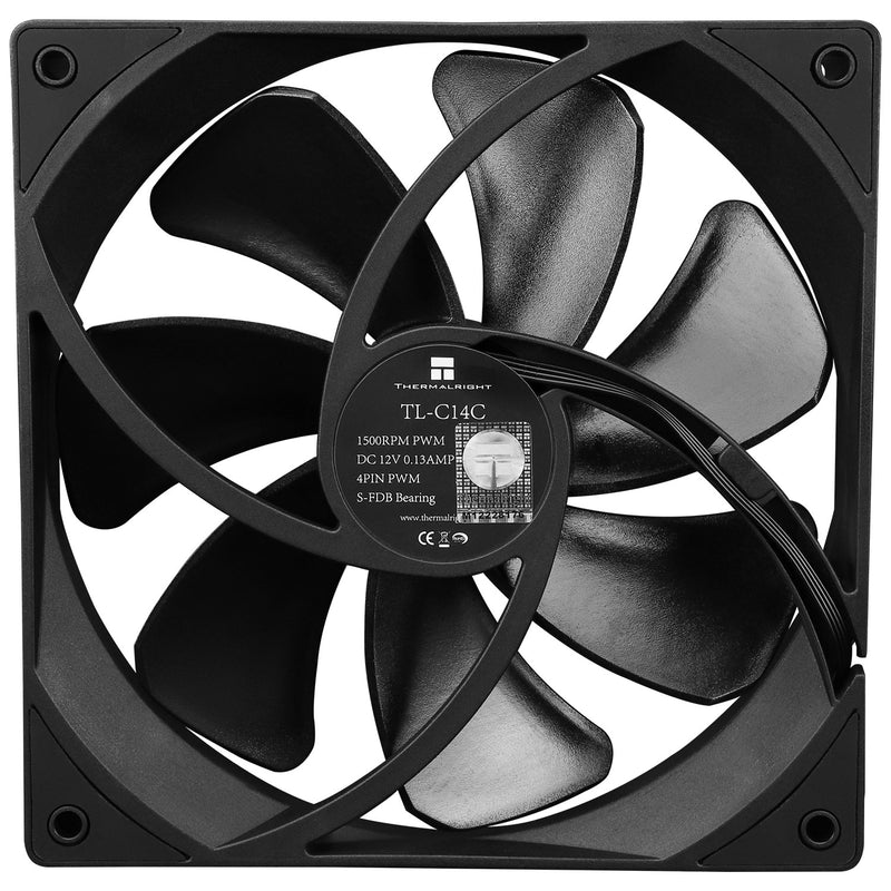 Thermalright TL-C14C Black 140mm PWM FAN - 814256016629