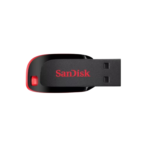 SanDisk Cruzer Blade USB 2.0 Flash Drive CZ50 32GB - RED - 619659069193