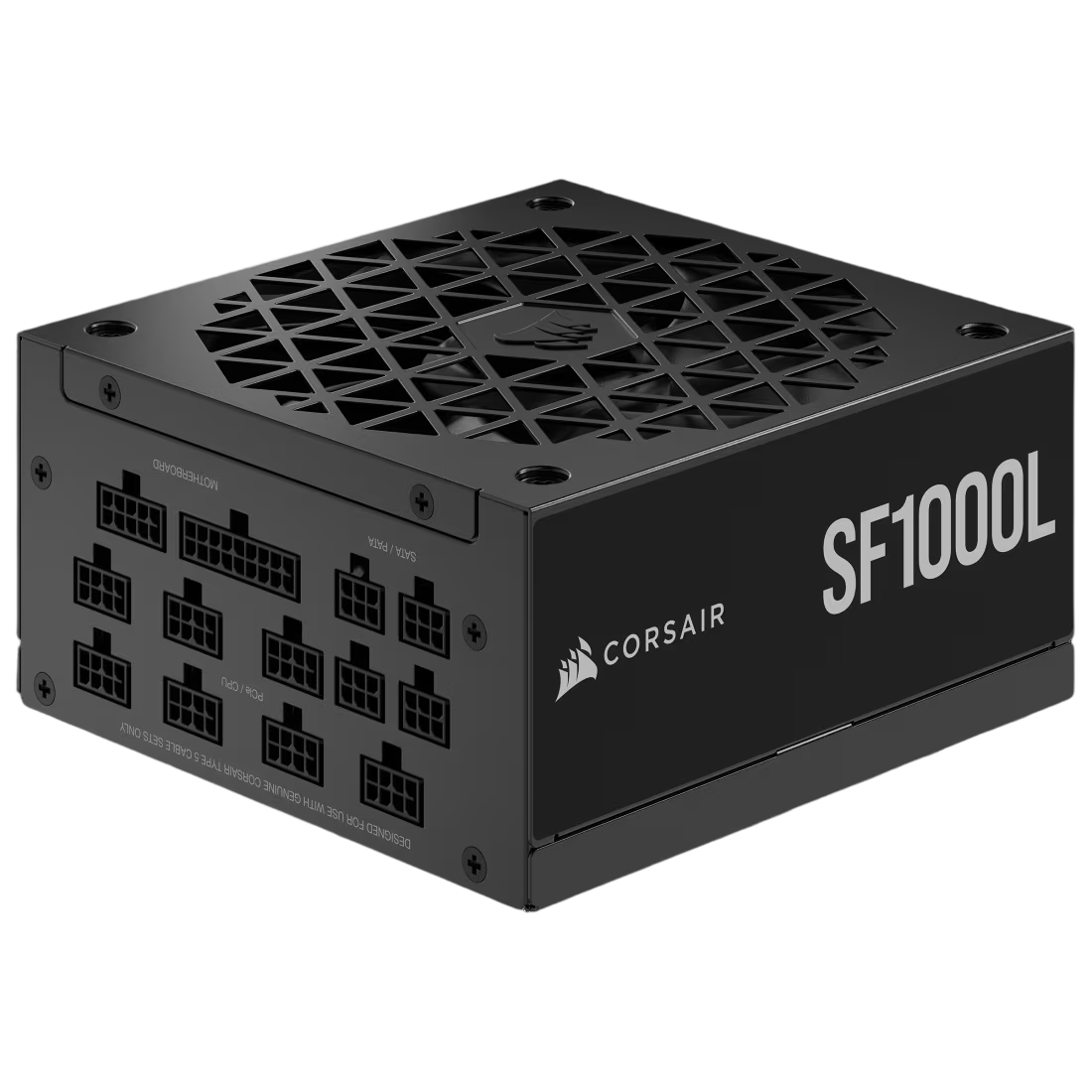 Corsair SF1000L Fully Modular Low-Noise SFX ATX 3.0 and PCIe 5.0 Compliant 80 Plus Gold Power Supply - 840006645740