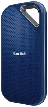 SanDisk Extreme Portable SSD SDSSDE61 USB 3.2 Gen 2 Type C and Type A compatible 1TB Royal Blue - 619659221393