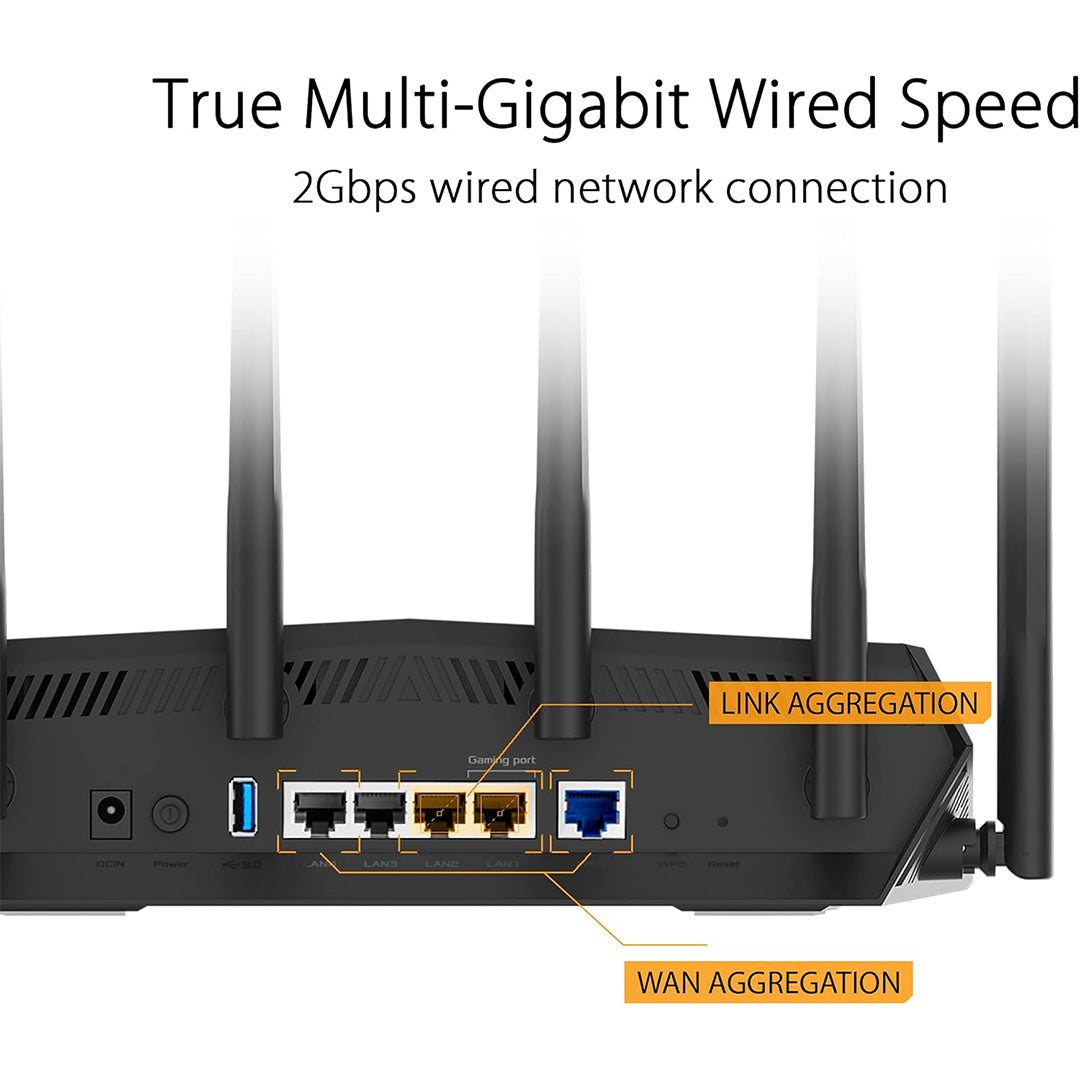 ASUS TUF-AX5400 TUF Gaming AX5400 Dual Band WiFi 6 Gaming Router with Dedicated Gaming Port -4711081108726