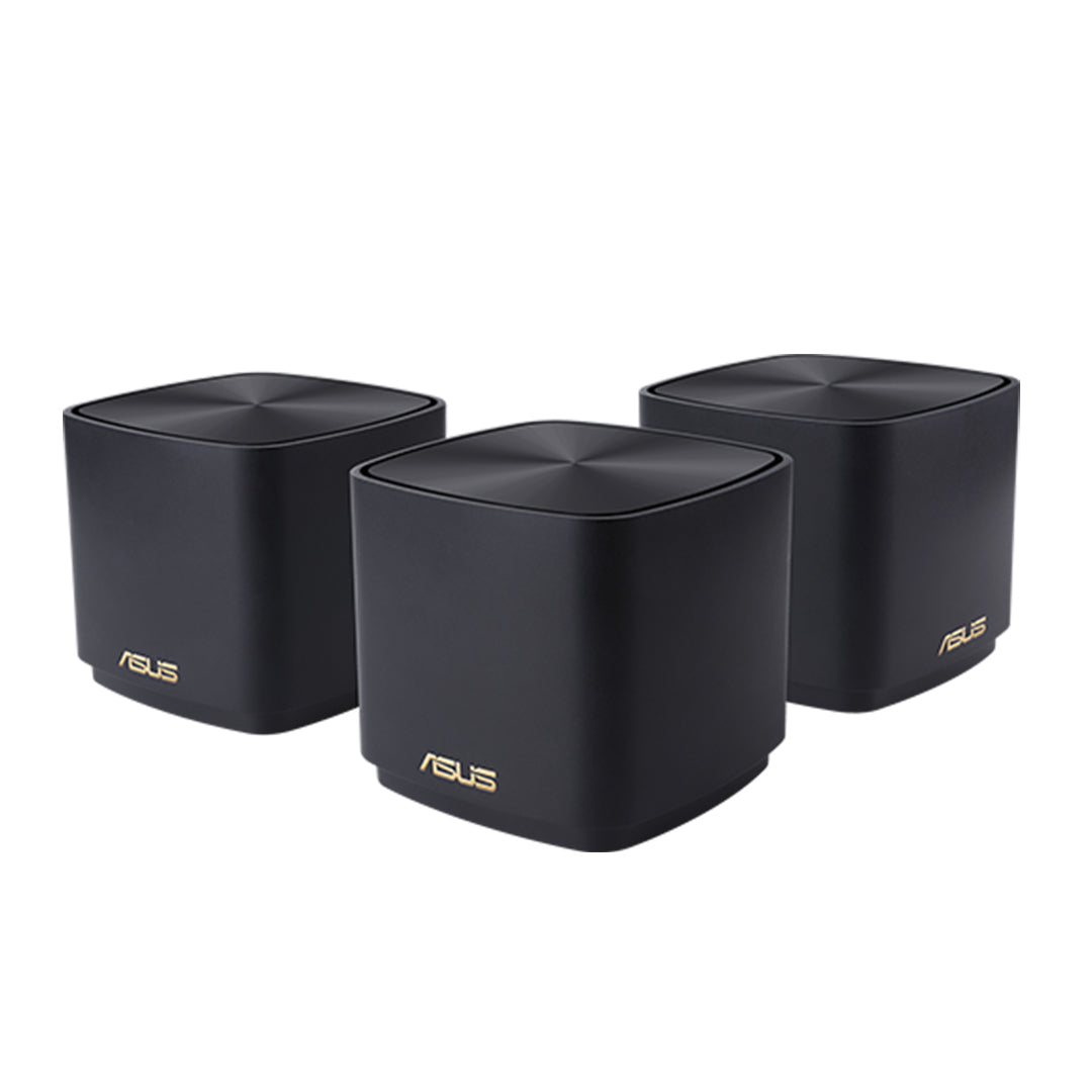 ASUS ZenWiFi XD5 AX3000 3-Pack WiFi 6 Mesh Router System - Black-4711081561408