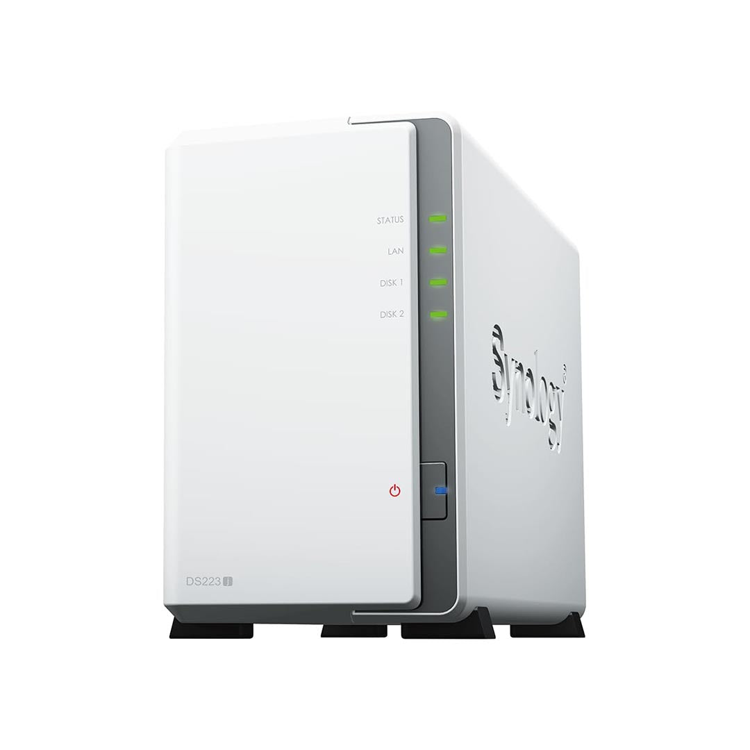 Synology DS223J DiskStation NAS / storage server Desktop Ethernet LAN White RTD1619B - 4711174724765