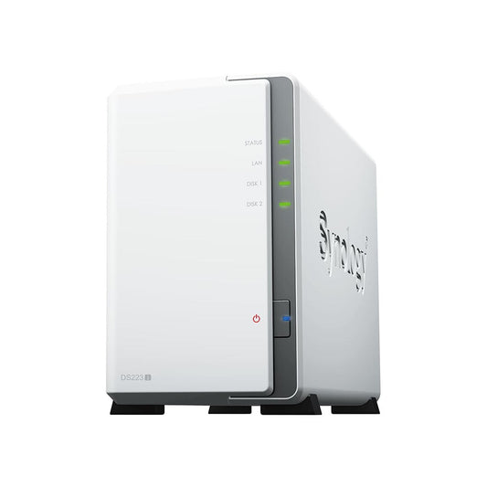Synology DS223J DiskStation NAS / storage server Desktop Ethernet LAN White RTD1619B - 4711174724765