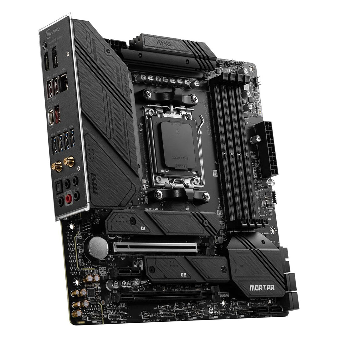 MSI MAG B650M MORTAR WIFI AM5 AMD B650 SATA 6Gb/s DDR5 Ryzen 7000 Micro ATX Motherboard -4711377010207