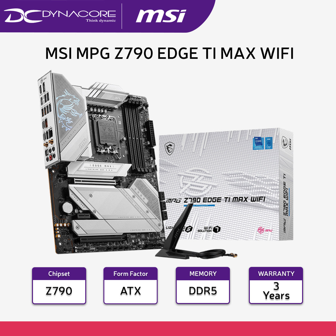 MSI MPG Z790 EDGE TI MAX WIFI LGA1700 ATX MOTHERBOARD - 4711377132848
