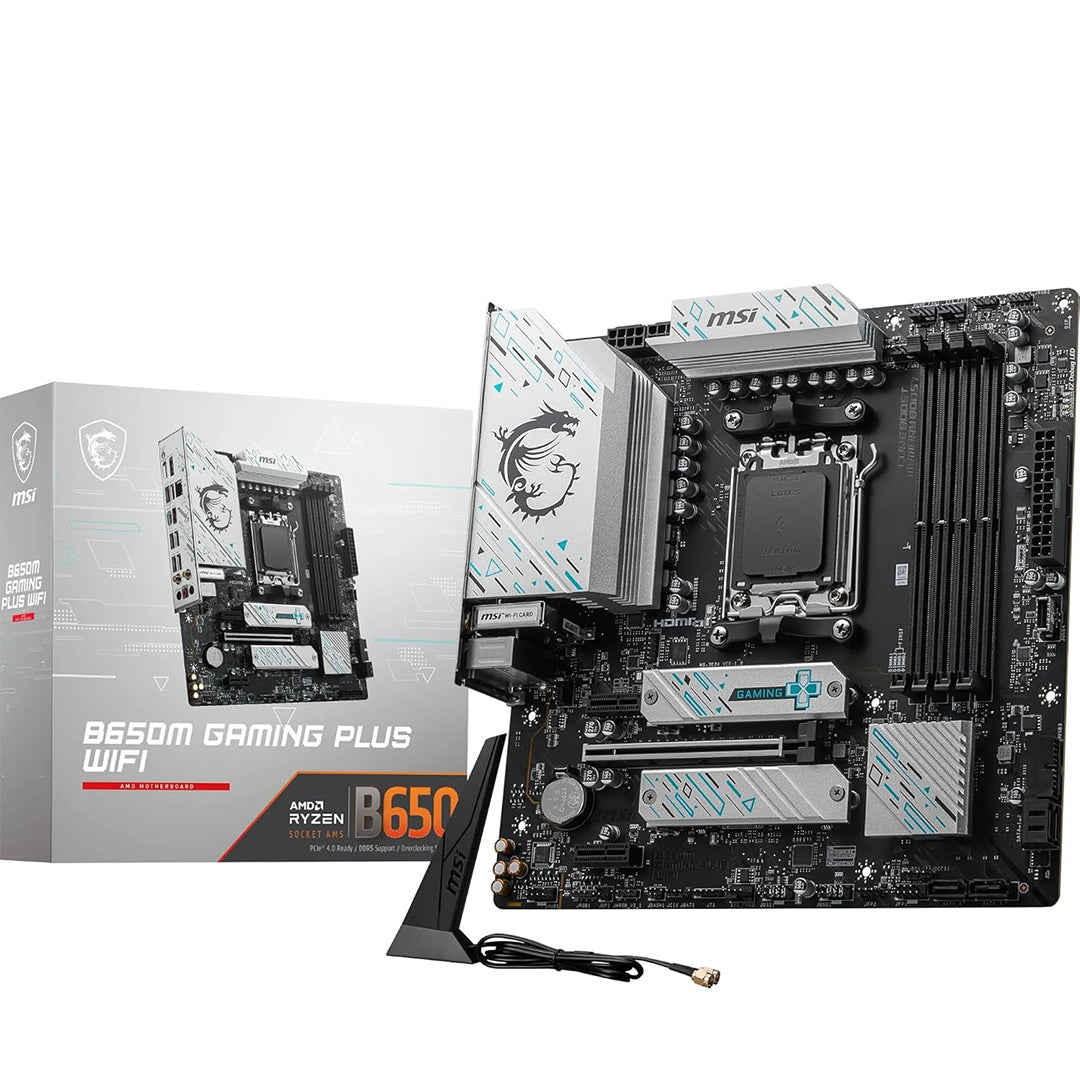 MSI B650M Gaming Plus WiFi mATX Motherboard - 4711377180955