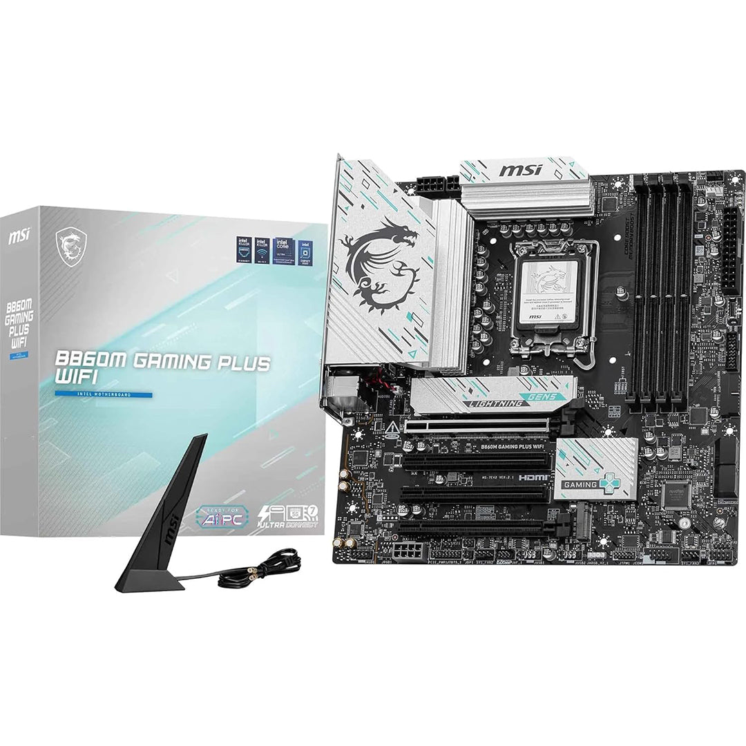 MSI B860M GAMING PLUS WIFI LGA1851 m-ATX MOTHERBOARD - 4711377286558