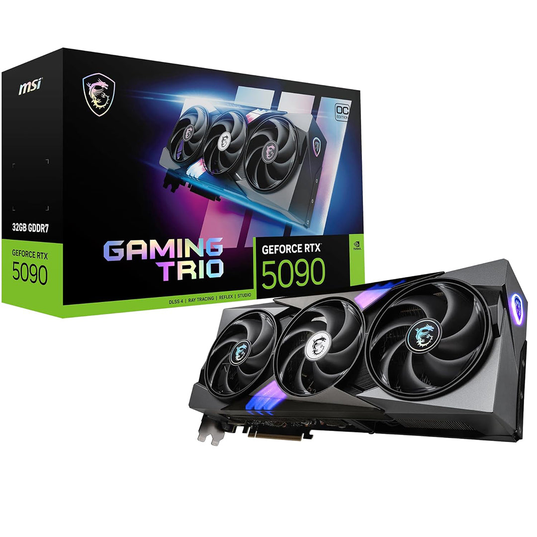 MSI GEFORCE RTX5090 32GB GAMING TRIO OC TRIPLE FAN GDDR7 - 4711377302456
