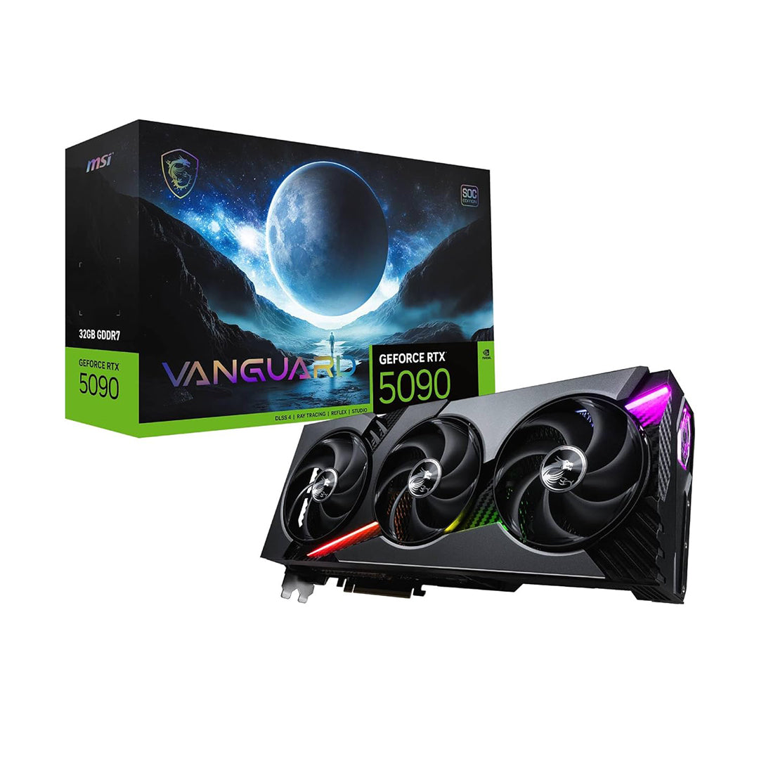MSI GEFORCE RTX5090 32GB VANGUARD SOC TRIPLE FAN GDDR7 - 4711377302500
