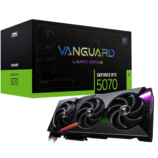 MSI GEFORCE RTX5070 12GB VANGUARD SOC LAUNCH EDITION TRIPLE FAN GDDR7 - 4711377303972