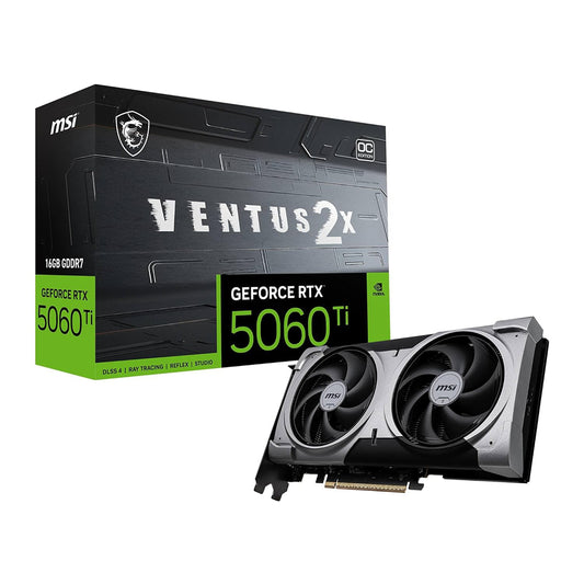 MSI GeForce RTX 5060Ti 16G VENTUS 2X OC PLUS Graphics Card - 4711377334471