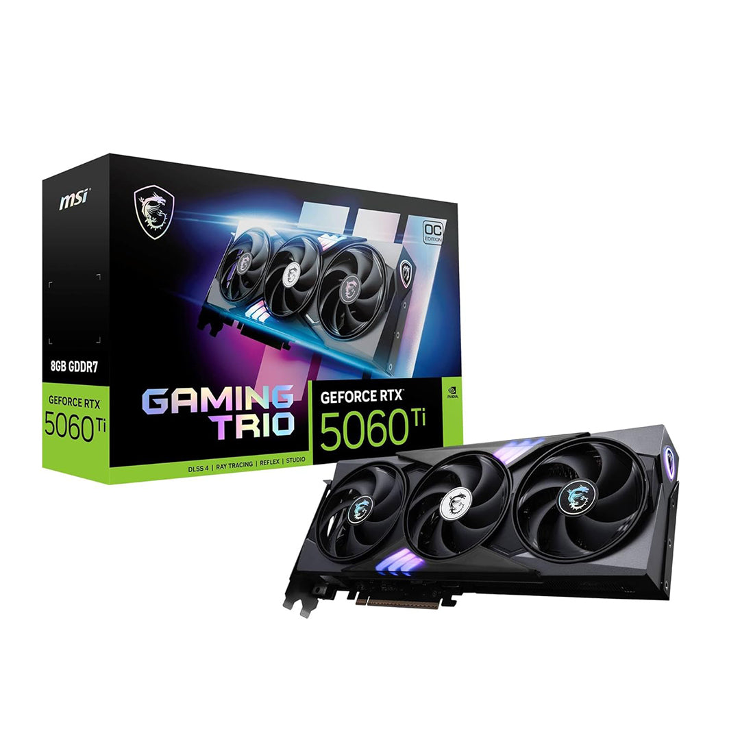 MSI GEFORCE RTX 5060Ti 8G GAMING TRIO OC - 4711377341394