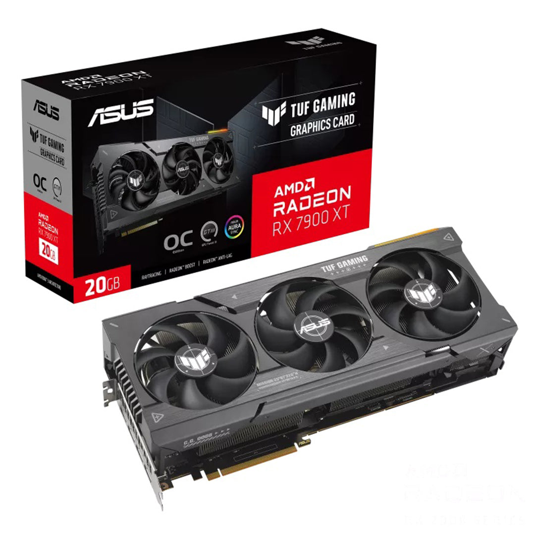ASUS TUF Gaming Radeon RX 7900XT OC Edition 20GB GDDR6 Graphics Card TUF-RX7900XT-O20G-GAMING - 4711387020043